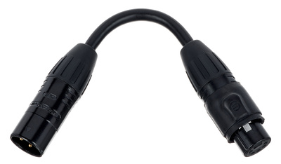 DMX 3-pin M to 5-pin F IP65