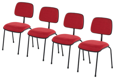Orchestra Chair Red 4pc
