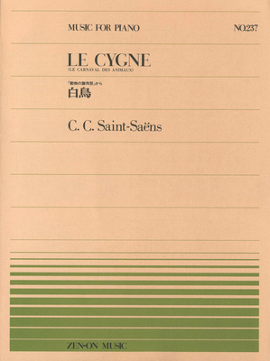 Saint-Saëns Der Schwan Piano