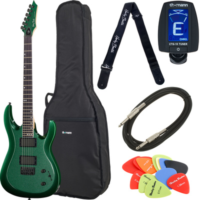 Harley Benton R-446 Green Metallic Bundle