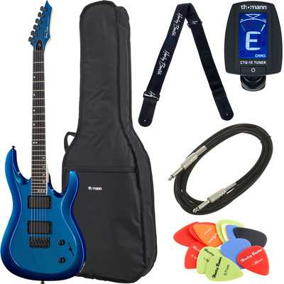 Harley Benton R-446 Blue Metallic Bundle
