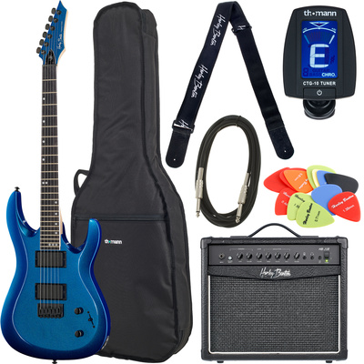 Harley Benton R-446 Blue Metallic Set