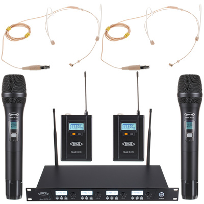 Quad R/2H/2B 2 Headmike D 470