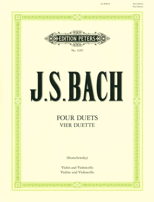 Edition Peters Bach Duette Violine und Cello