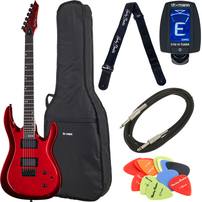 Harley Benton R-446 Blood Metallic Bundle