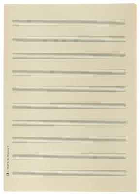 Star Sheet Music Paper DIN A4 10