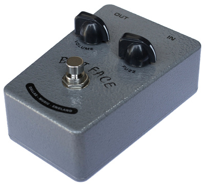 British Pedal Company Dallas Brit Face Fuzz Silver