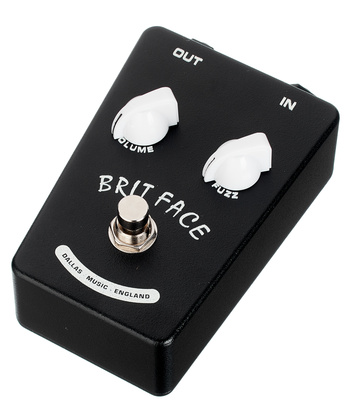 British Pedal Company Dallas Brit Face Fuzz Black Lt