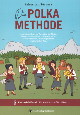 Polka-Methode Violinschlüssel