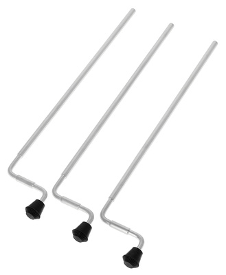 DW Floor Tom Leg Set Satin Chrome