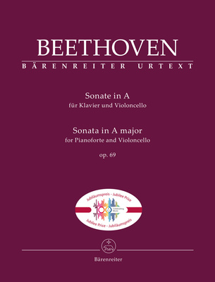 Bärenreiter Beethoven Cellosonate A-Dur