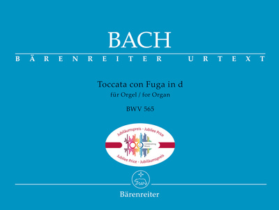 Bärenreiter Bach Toccata con Fuga BWV 565