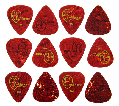 dAndrea Celluloid Pick Set 0,58 Shell