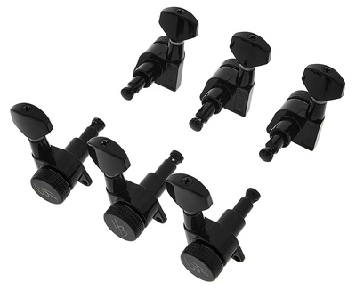 Harley Benton Parts JN07BK SPLK L6 Tuner Set