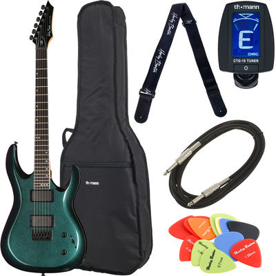 Harley Benton R-446 Flip Flop Blue Bundle