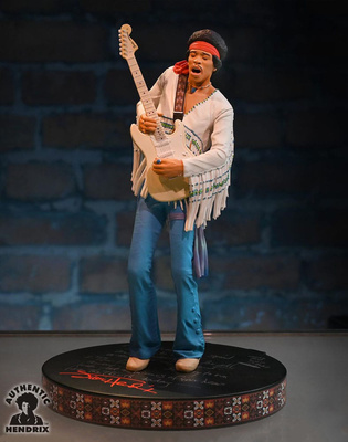 Knucklebonz Jimi Hendrix Rock Iconz Statue