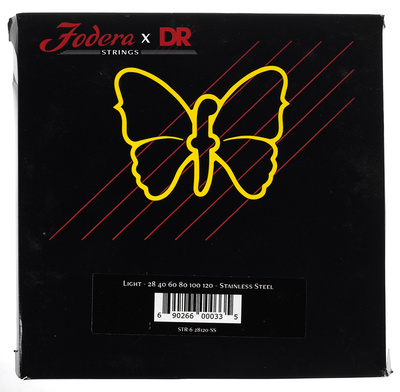 x DR 6-String Set Light Steel