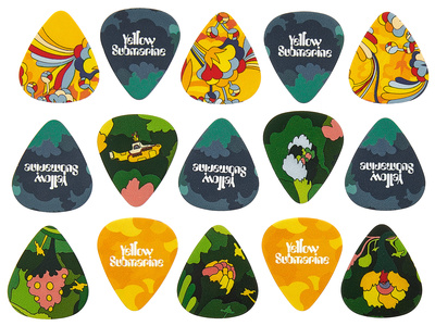 Daddario Beatles Yellow Sub Pick Pepper