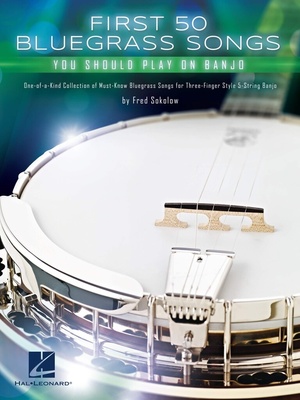 Hal Leonard 50 First Bluegrass Songs Banjo