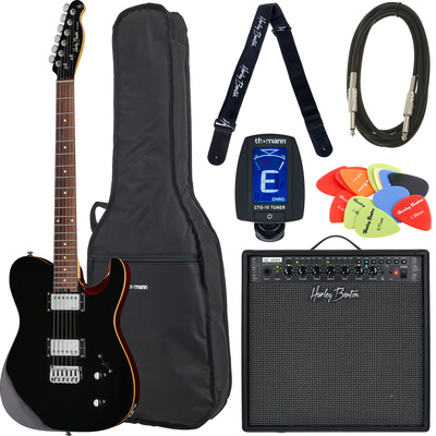 Harley Benton Fusion-T HH HT EB BK Bundle