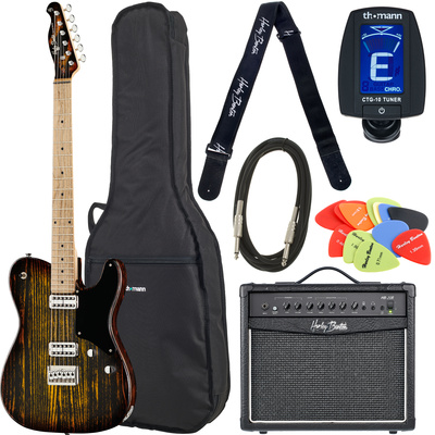 Harley Benton TE-90FLT Orange Blast Bundle