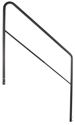 Stair Railing 3 - 6 Steps Bk