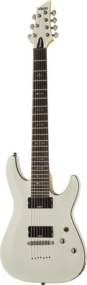 Schecter Demon 7  Vintage White
