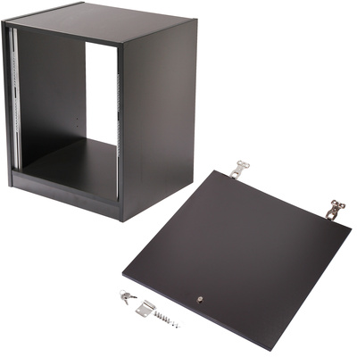 Studio Rack 10U black Bundle
