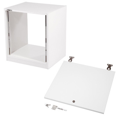 Studio Rack 10U white Bundle