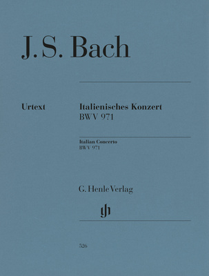 Henle Verlag Bach Italienisches Konzert