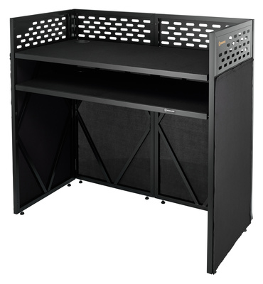 Roadworx DJ Table ALU Black Shelf