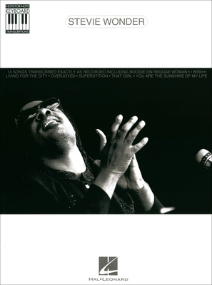 Hal Leonard Stevie Wonder Note For Note