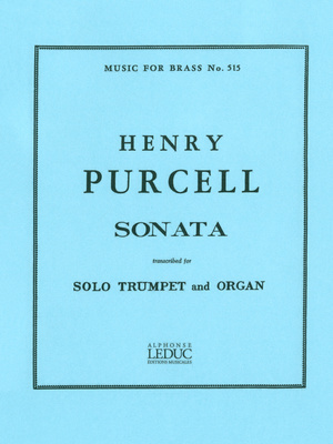 Alphonse Leduc Purcell Sonata Trumpet + Organ