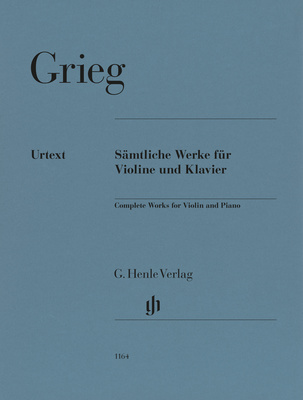 Henle Verlag Grieg Sämtliche Werke Violine