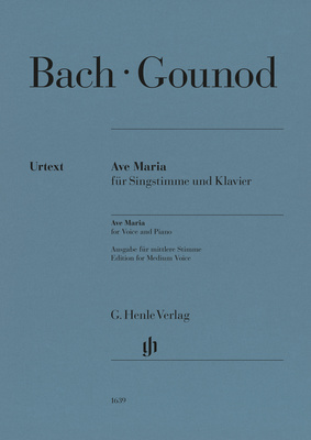 Henle Verlag Bach/Gounod Ave Maria mittel