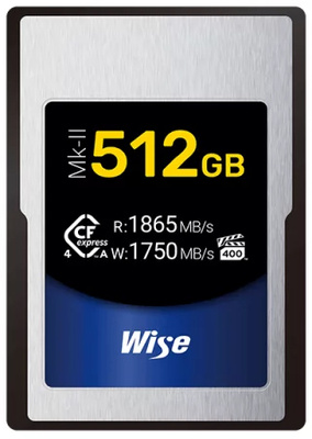 Wise Advanced 512GB CFexpress 4.0  A Mk-II