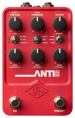 Universal Audio UAFX ANTI 1992 High Gain Amp