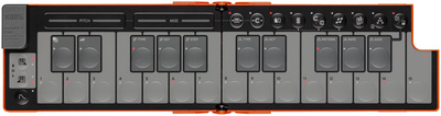 Korg nanoKEY Fold Lava Orange