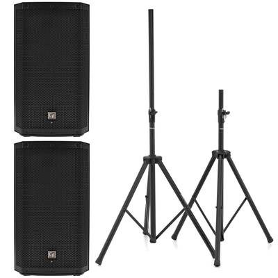 EV ZLX 12P G2 Stereo Stand Bundle