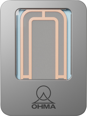 Ohma World Window Screen Teal & Apricot