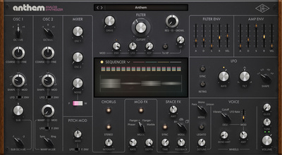 Universal Audio Anthem Analog Synthesizer Download