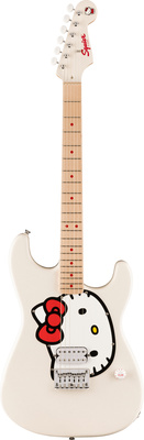 Squier Hello Kitty Strat MN WHT