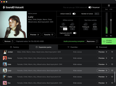 Sonarworks SoundID VoiceAI Kids Expansion Download