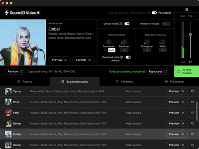 Sonarworks SoundID VoiceAI Rock Expansion Download