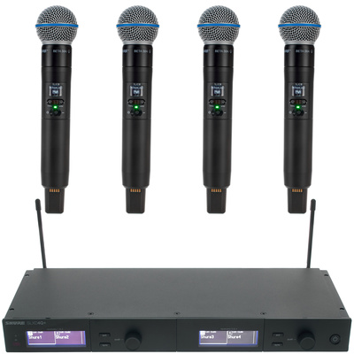 Shure SLXD4Q+E Beta58 S50 Bundle