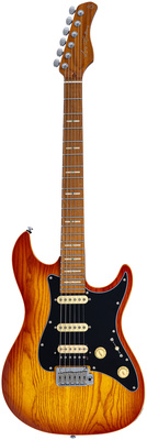 Larry Carlton S7 Ash Top Amber Burst