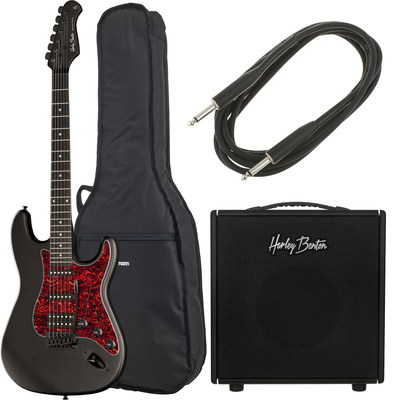 Harley Benton ST-20HSS SBK DNAFX AmP10 Set