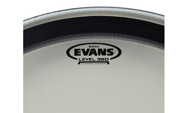 evans 22 emad2 clear bass drum