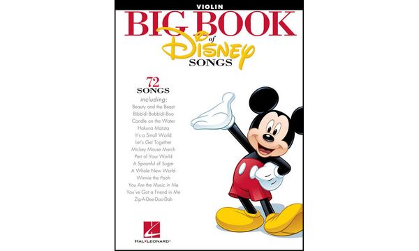 Hal Leonard The Big Book Of Disney Violin Thomann United States