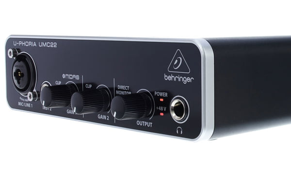 Звуковая карта behringer u phoria umc22 как подключить